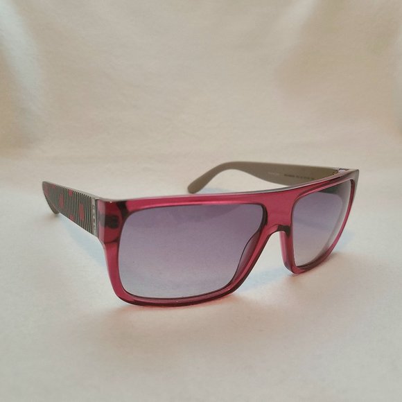 Marc by Marc Jacobs Purple Rectangular Square Sunglasses w Gray Gradient Lenses - Picture 2 of 13